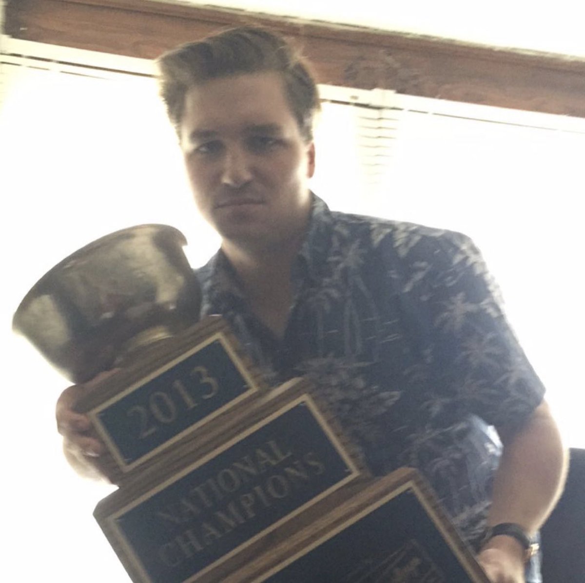 Unit_Softball's tweet photo. BREAKING NEWS: Unit slugger and 2013 club baseball national champion @brian_maguire28 esquire is a married man! Let’s give him a big congrats from the #BigUnitFamily https://t.co/a0InIuTIlE