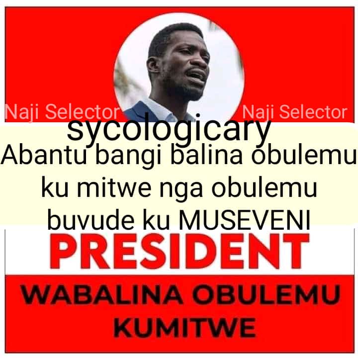 Psychologically Many people bali damaged mu mitwe naye nga ekiretede embeera eno yona bufuzi bwa MUSEVENI okugeza Ebiyonoona emitwe bingi {OMWENGE,ENJAGA,MILA nebirala notakoma okwo omufuzi noja ku TV nogamba abantu abavuga Boda nti mwetaaga kukebera mitwe nga  balajanye mafuta