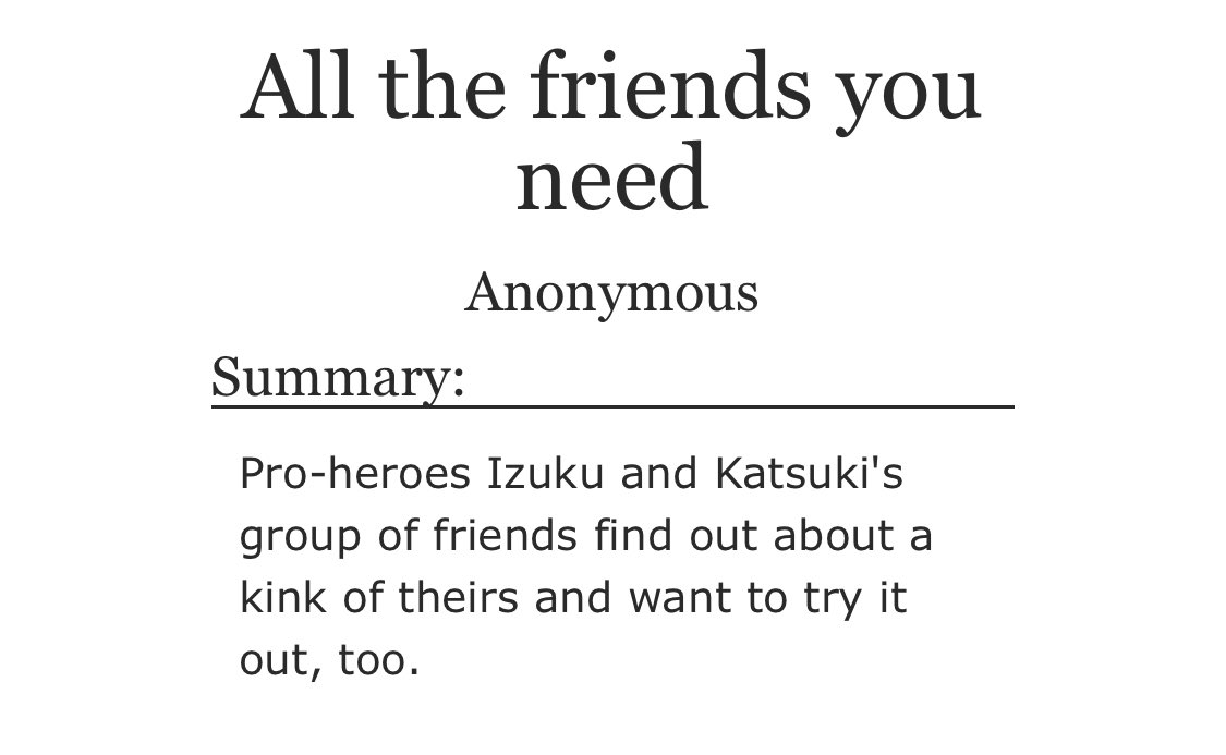 JackoLadder's tweet photo. ๐ BONUS FIC for #Pissweek ๐
I wrote this anonymously last year, just thought Iโd share it for #pissweek2022 ๐ @bnhapissweek
Tags: #dkbk trans Bakugo, watersports, group watersports, clit stim, background shindenki
https://t.co/FyPzIjk1Br https://t.co/B5rleQrYlg