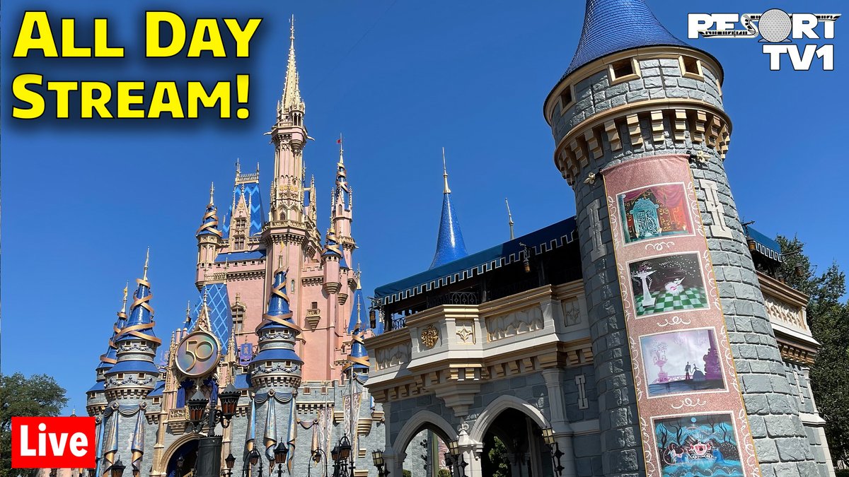 ResortTV1's tweet image. Join us at 11am ET for an All Day Magic Kingdom Live Stream!  

The stream will be live here - youtube.com/watch?v=pTjpzP…  

We'll ride several rides, see some shows, and watch the Enchantment fireworks!  Also, don't miss Jenna's latest Disneyland Vlog here - youtube.com/watch?v=n_ZXZc…