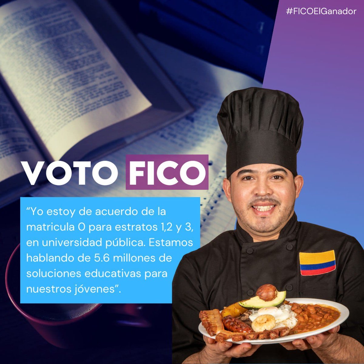pedrocarlomari1's tweet photo. El desarrollo de un sistema educativo accesible para Colombia es vital, y lo tendremos gracias a Fico 
#FicoElGanador
#FicoEs
#SantandereanosConFICO
#VoyConFederico https://t.co/bysCdcR6kK