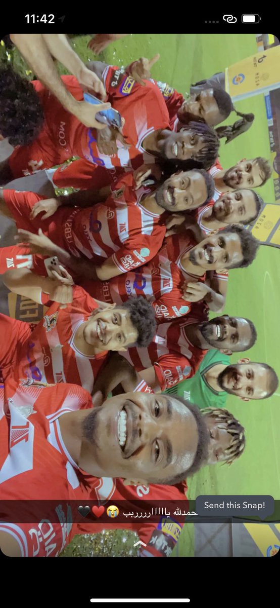 makkclassic's tweet photo. الحمدلله الف مبرووك يا فرسان تستاهلون ربي اكرمنا بالصعود بعد موسم طويل ومتعب وباذن الله تكون بداية الخير يا رب ❤️❤️❤️ https://t.co/quc5fQD5h4