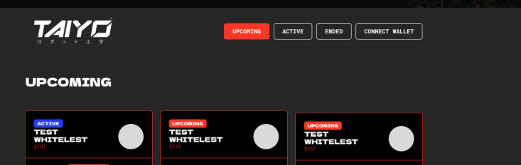 TaiyoRobotics's tweet photo. As everyone knows the current meta is whitelist spots, in it's current form the method of delivering whitelist is raffles or Auctions. 

We decided to raise the bar and make a whitelist minting platform in $SCRAP,  FCFS mints for whitelist spots. 

Releasing soon. https://t.co/NCCTKcaraT