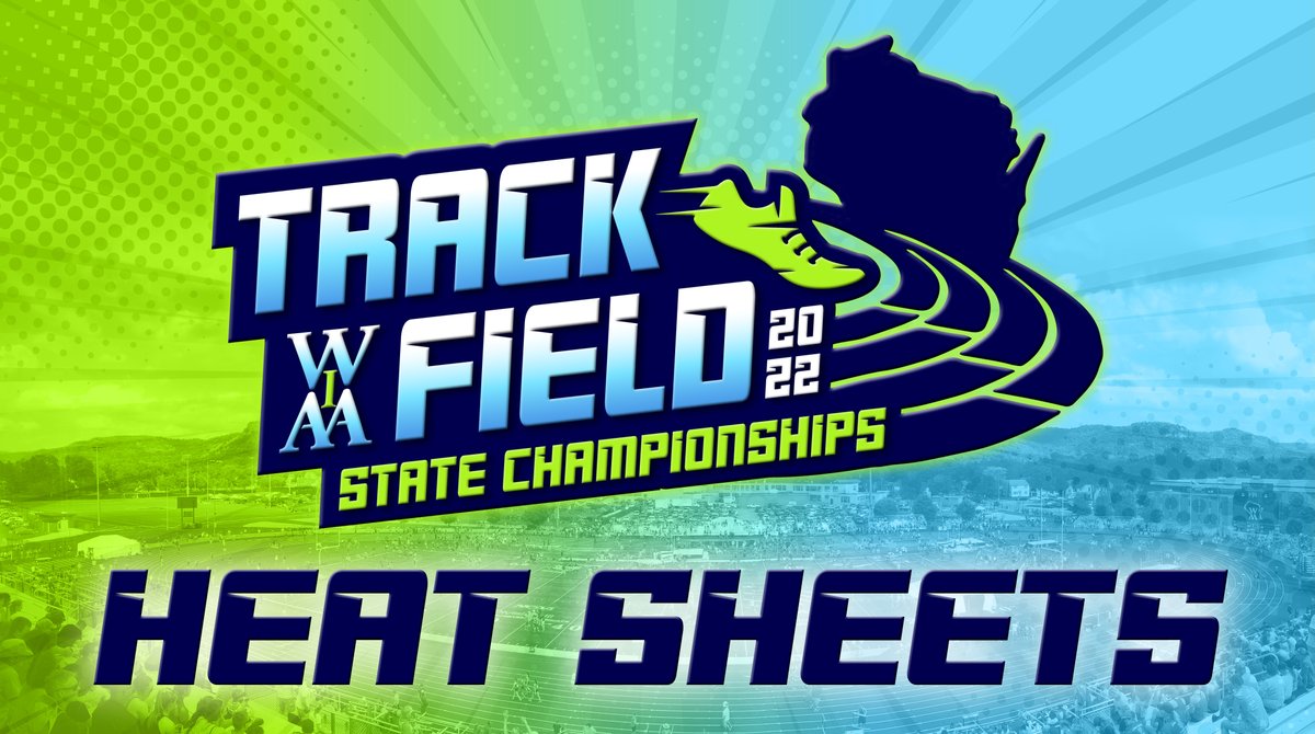 wiaawi's tweet photo. Heat sheets for the 2022 WIAA State Track &amp; Field Meet are ready! Good luck, athletes! 🏃‍♂️ #wiaatrack

HEAT SHEETS ➡️ https://t.co/E51tIJMZ3y https://t.co/0U3RQYy82Q