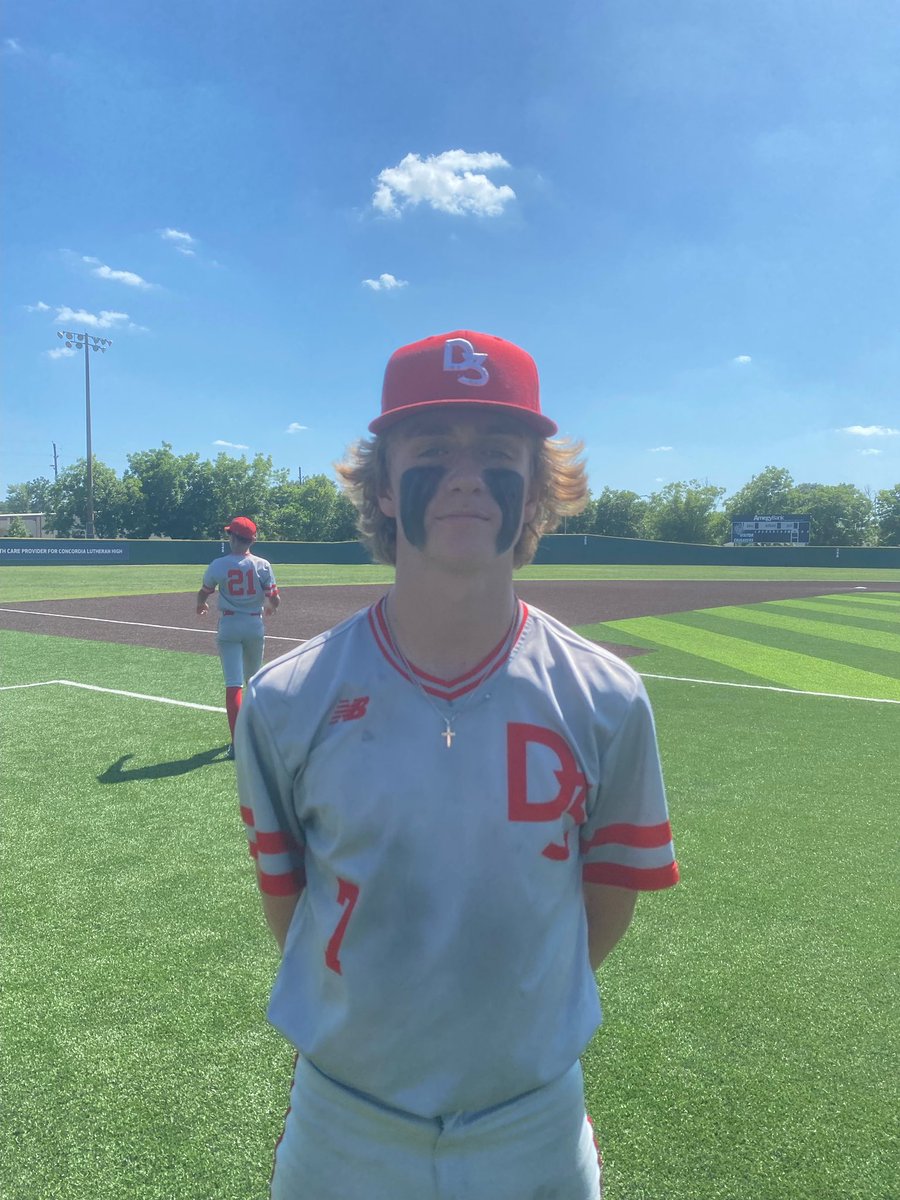 F: <a href="/baseball_d3/">D3 Sports</a> 2025 4, Gladiator Baseball Katy 0
PoG: <a href="/AvryCordell/">Avry Cordell</a> 3-4, 2B, 2R
Pitcher: Alejandro Cerino 7 IP, 6K, 4H, 0R