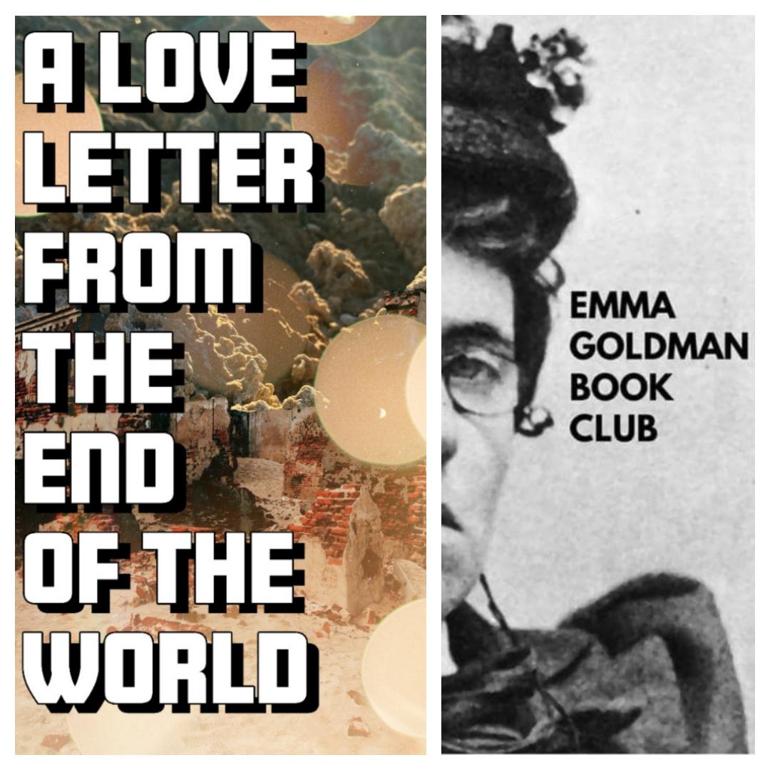 Note new time and location 
EGBC
June 4
6pm
Lit.
A Love Letter from the 
End of the World 
<a href="/saintbt7/">Abolition of The World 🐉</a>
haters.noblogs.org/files/2022/04/…
Pan-African Connection 
4466 S Marsalis Ave
Dallas, TX 75216
facebook.com/events/3106293…