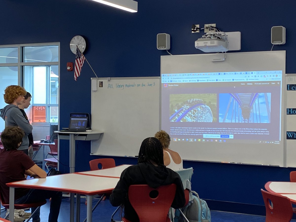 fritts57's tweet image. Special thanks to @stilwell at @Coaster101 and Tyler Mullins &amp;amp; Amado Saade Castillo of @SkylineAttrax helping judge our Coaster Design class projects for @BuschGardensVA using @nolimitscoaster. Winner: Lorelei-a @RockyMtnConst coaster. @TMSPatriots @HenricoScience #DeeperLearning