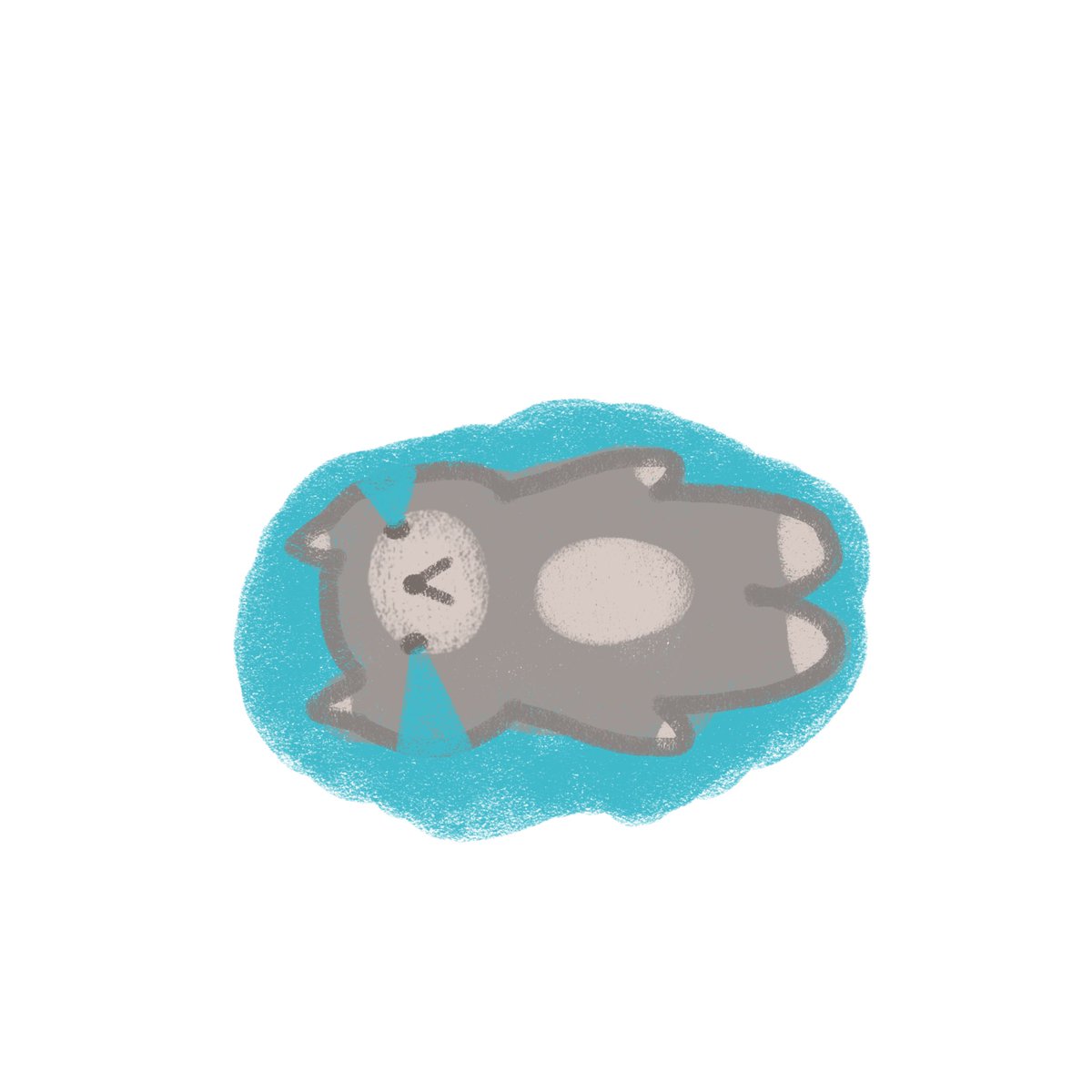 tahoyaa's tweet photo. depressed cat cuz im sad https://t.co/XwwOmapEHn