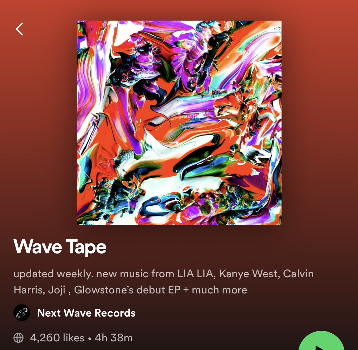 Updated my wave tape playlist with a bunch of new music 🎶 . Still adding more send me stuff if you dropped this week
