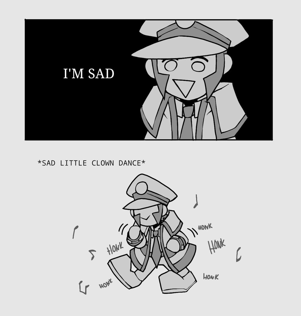 Sad little clown [circus]
.
#1hrSubmas 