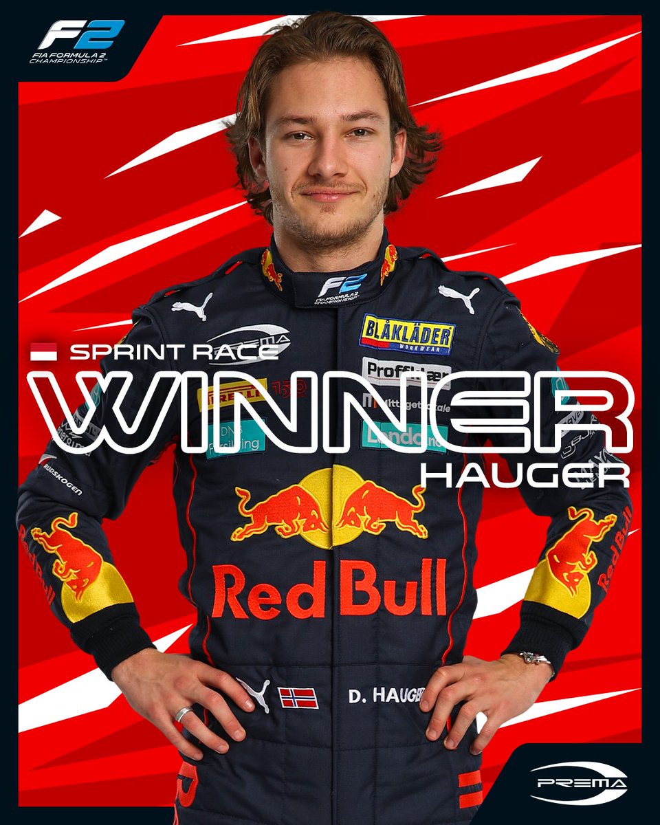 DENNIS HAUGER WINS THE SPRINT RACE!!! 🏆

What a race for the Norwegian driver who takes his first Monaco win 👊

Take a bow, <a href="/hauger_dennis/">Dennis Hauger Official</a> 🙌

#MonacoGP #F2