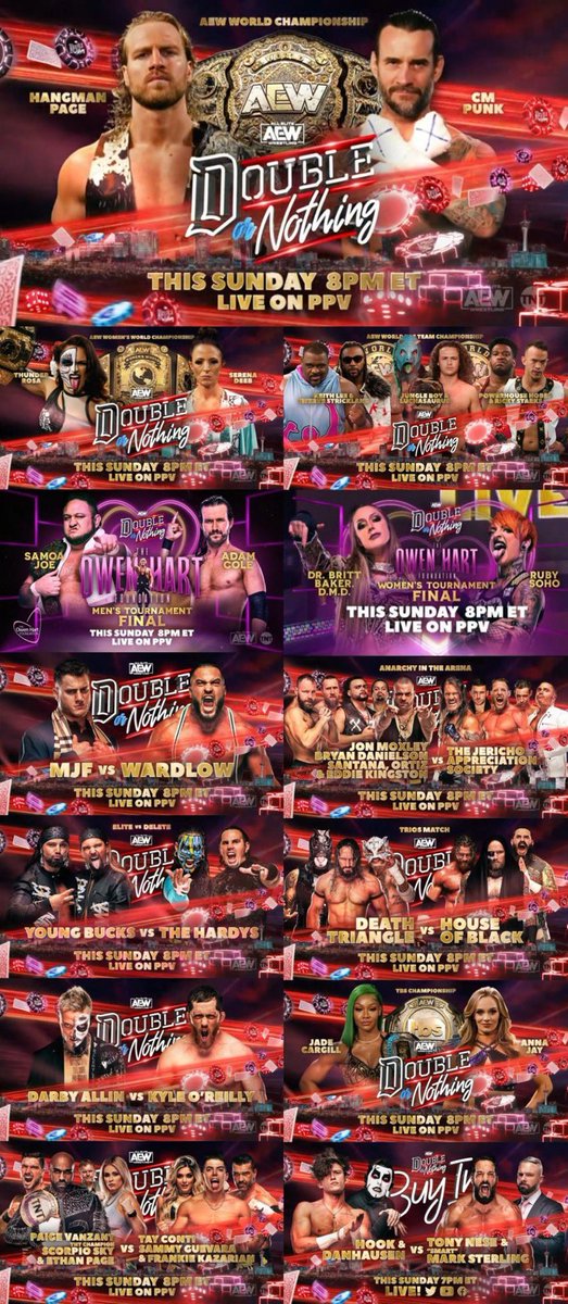 aaronrift's tweet photo. On a scale of 1-10, how excited are you for #AEWDON 2022? #AEW https://t.co/KBlfWxGe85