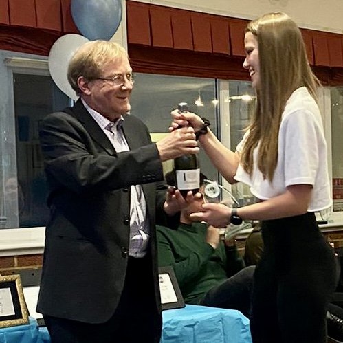YT40's tweet photo. An honour and a privilege to be asked to nominate and then present a couple of awards at the @HertsV end of season do. Such a warm welcome from a good humoured group of people. #vipersfamily https://t.co/GbJ05vPiJO