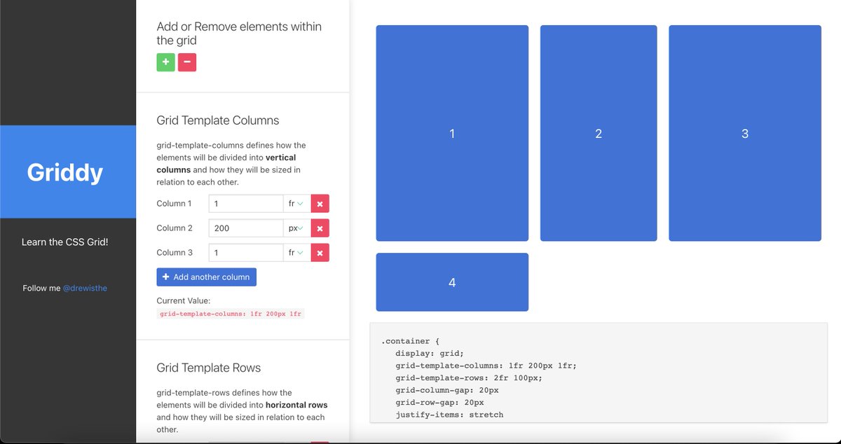 Prathkum's tweet photo. 2. Griddy

Learn and create a CSS grid.

🔗 https://t.co/a7hTbrvL78 https://t.co/1kOIQsV0mG