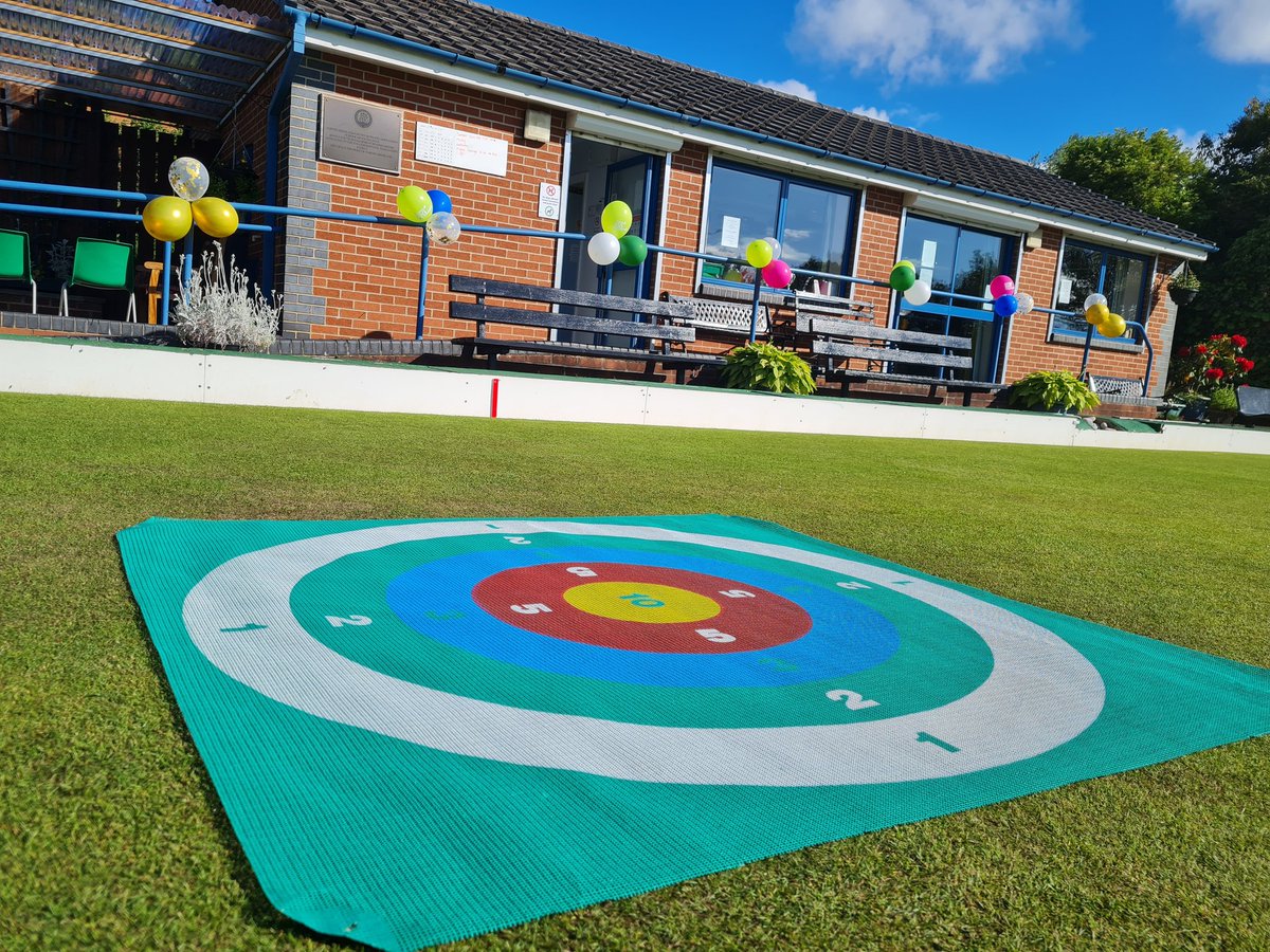 BowlsBenfield's tweet image. Our setup for the @BowlsEngland  big bowls weekend in Newcastle.
Missed today? Still time to try it out, sun 29th May 1-3 !