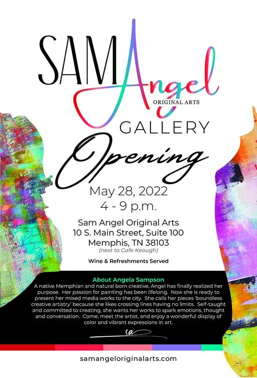DowntownMemphis's tweet photo. 🎨🥂 TODAY! The Grand Opening of Sam Angel Art Gallery is from 4-9pm!

Come meet the artist and see the original pieces at 10 S. Main St!

https://t.co/bzN99H3cpq

#downtownmemphis #openonmain #memphisart https://t.co/JQ7GR02odA