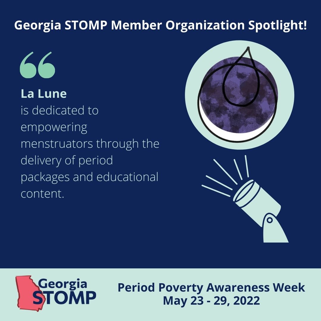 Georgia_STOMP's tweet photo. Thank you to the @DignityPack , La Lune, @CISOFGEORGIA , and Posh Pack for the work you do supporting menstruators in your communities! https://t.co/PIc0Nxcuvv