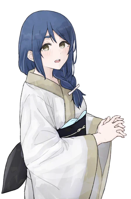 マノンとモモ描いた 