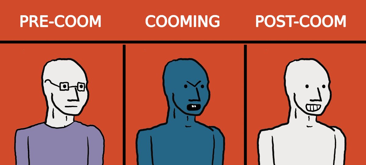 Masterjune70's tweet photo. 3 STAGES OF COOM

@redcandleheros #coomerfuk #coomerarmy https://t.co/1GKvGiQ8du