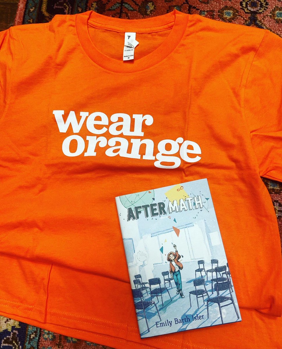 #GIVEAWAY 
Want to #wearorange with us on June 3rd? 
I’m giving away a brand new @everytown t-shirt (I was generously gifted 2 last year) and a copy of #AfterMath to one winner. 
To enter, post below and tag a friend.
