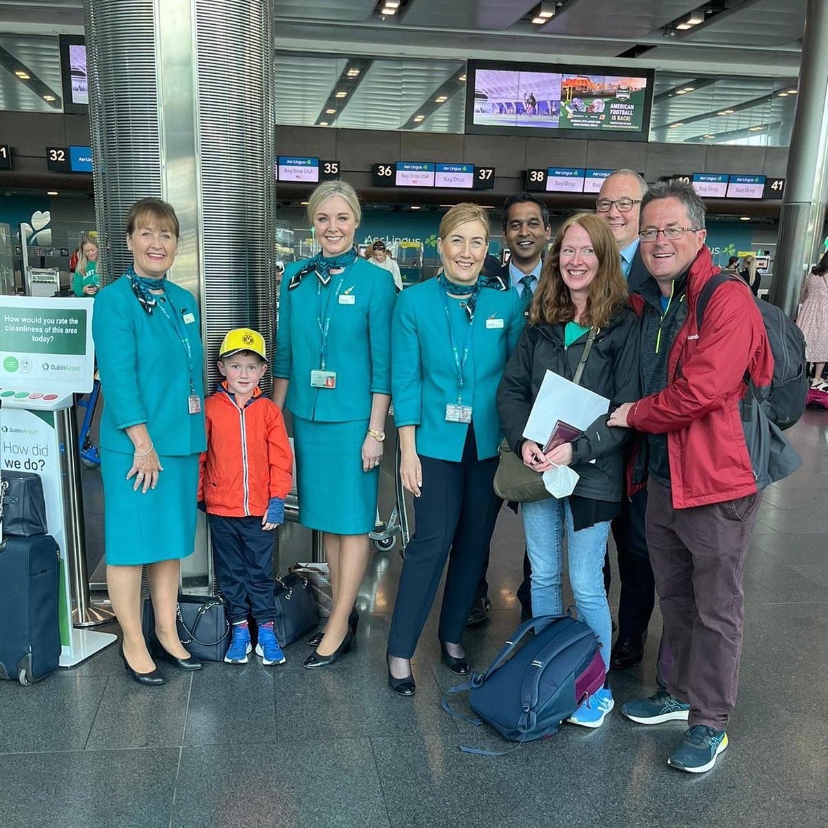 TEAMGAVINGLYNN's tweet photo. Thanks to all the amazing @AerLingus staff for looking after our special passenger Michael and his parents today as they start the journey of a proton therapy in Essen
#teamgavinglynn #charity #childhoodcancer https://t.co/STNOTpYzZu