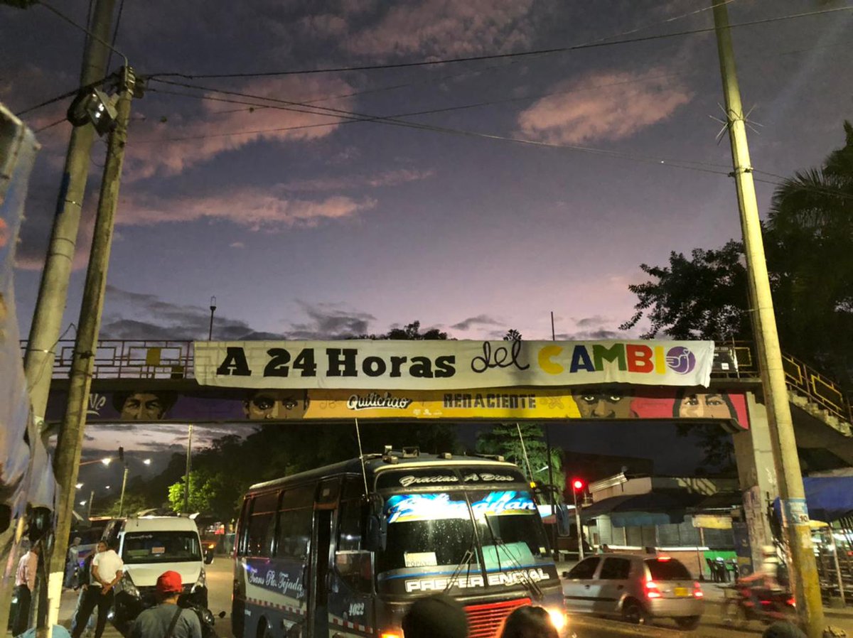 🔥A pesar de las amenazas, los jóvenes del Cauca siguen luchando por el Cambio por la Vida
#A24HorasDelCambio
#ElCambioEnPrimera