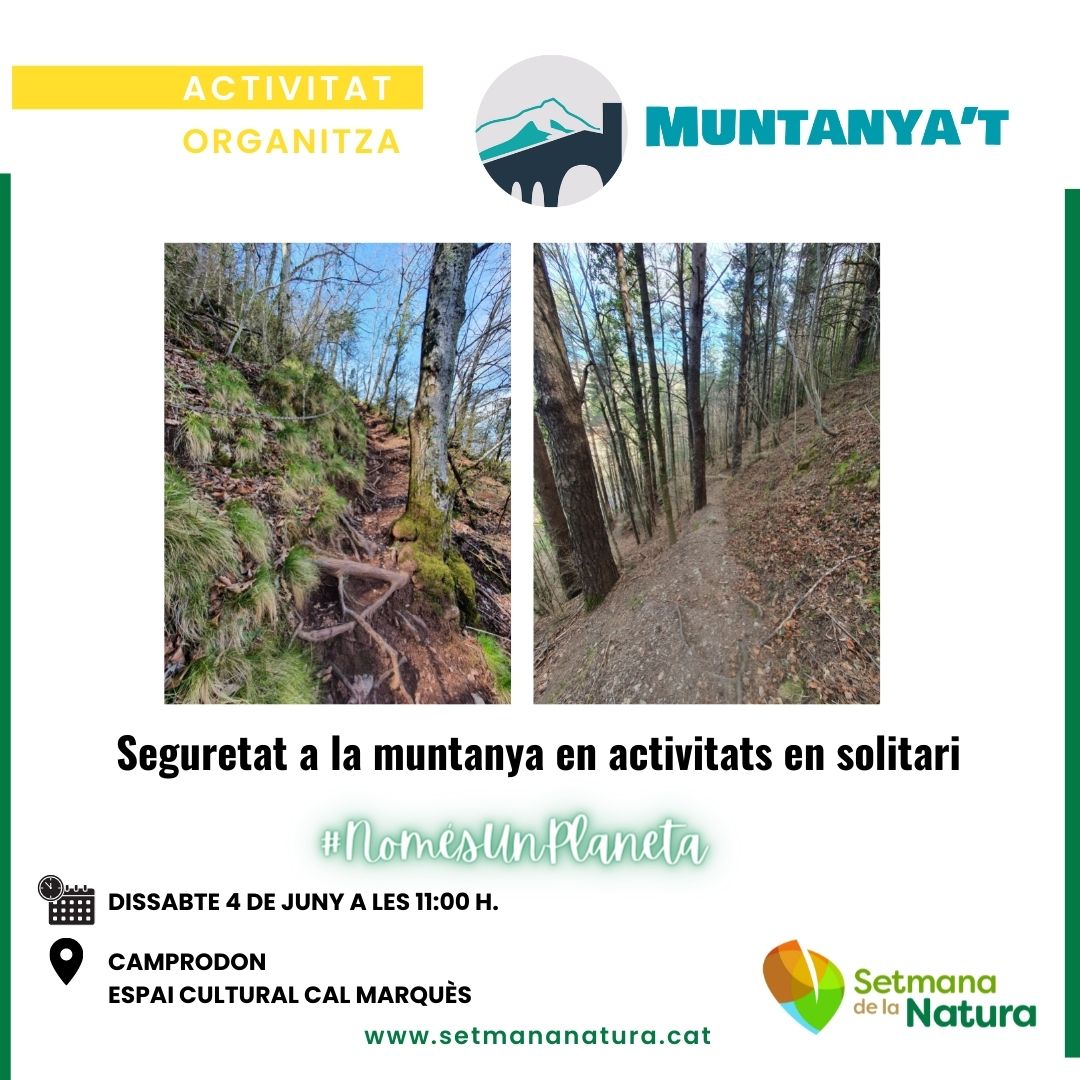 muntanyat's tweet photo. Sobre la seguretat a la muntanya en activitats en solitari, amb en Xavier Sànchez, membre del Comitè de Seguretat de la FEEC. Camprodon, 04-jun-2022. #muntanyat #EspaiPíndola #muntanyat2022 #setmananatura @SetmanaNatura @ajcamprodon @FEEC_cat https://t.co/BPUQPfGsoU