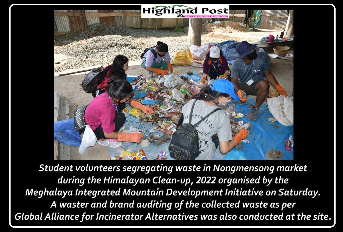 PostHighland's tweet photo. #meghalaya #wasteaudit #cleaningdrive #himalayancleanup https://t.co/Vvy3pxramD