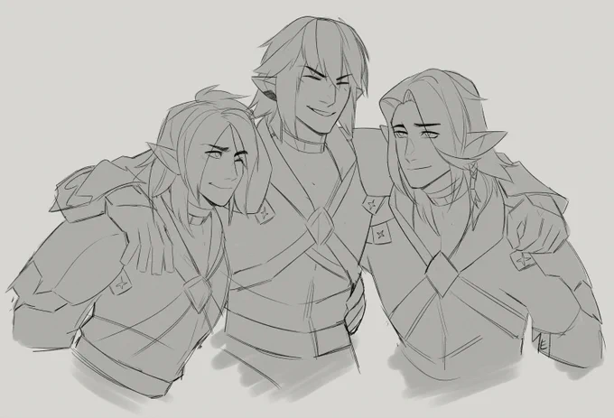 3 brothers 
Wish we had got to see more of them just being bros 