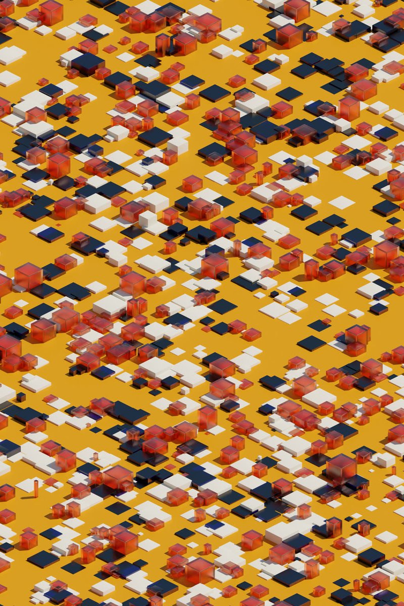 yell0te's tweet photo. Generative Cubes #01 by @Praetereeto https://t.co/96Rdm4jql7