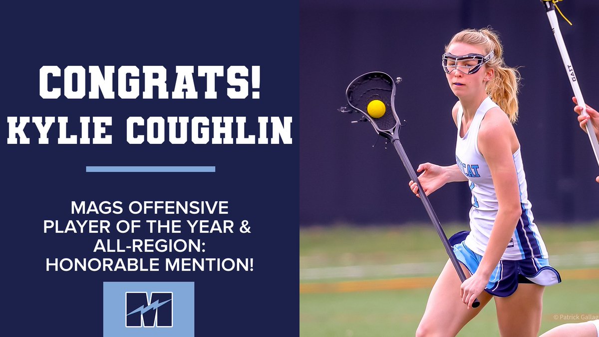 Magnificat is proud to recognize Junior Middie Kylie Coughlin with their Offensive Player of the Year Award! Kylie has also been recognized by all the coaches in the Region by being voted All-Region: Honorable Mention!