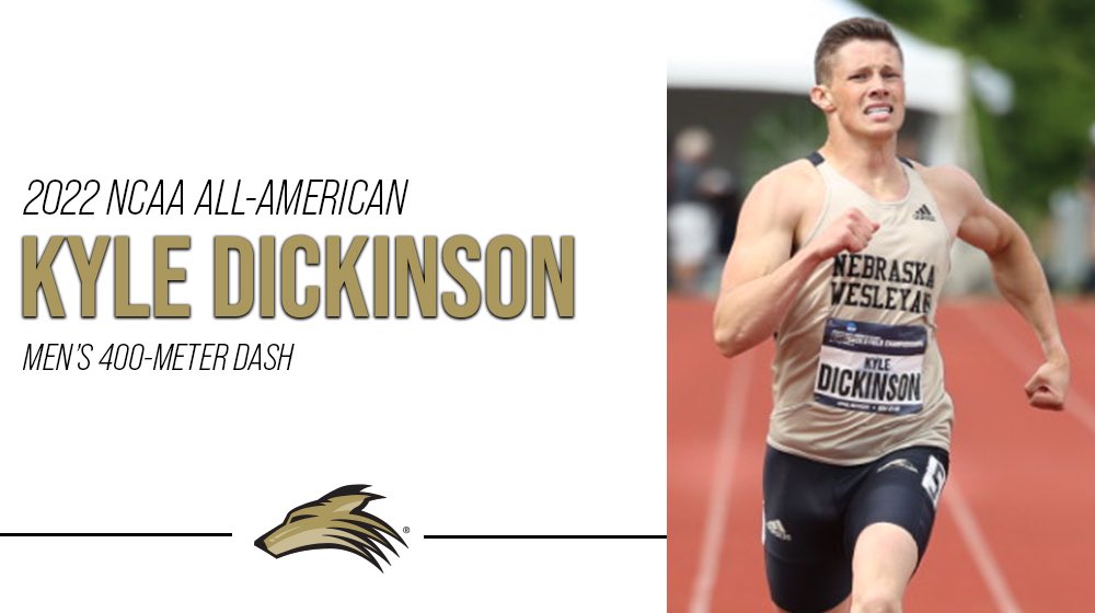Kyle Dickinson earns his third career All-American honor! Dickinson ran a 47.75 to finish 6th in the race!