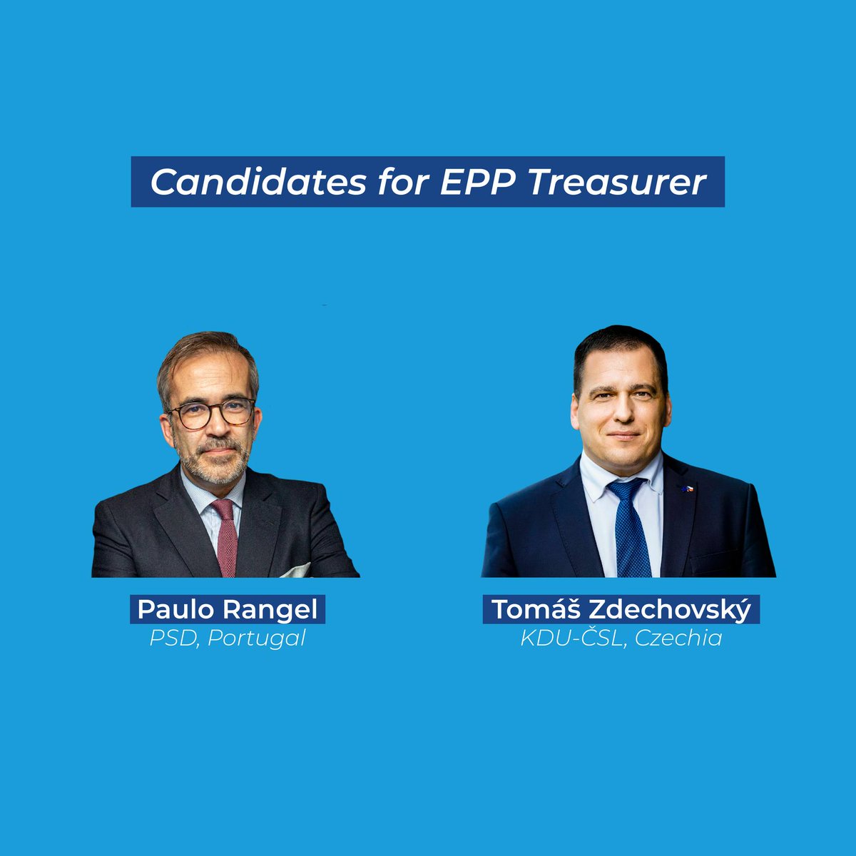 🔵The candidates for the EPP Presidency are officially announced: 
rotterdam2022.epp.eu/candidates

*Candidates for EPP Vice-Presidents (in alphabetical order, starting from the letter ‘B’)
#EPPRotterdam