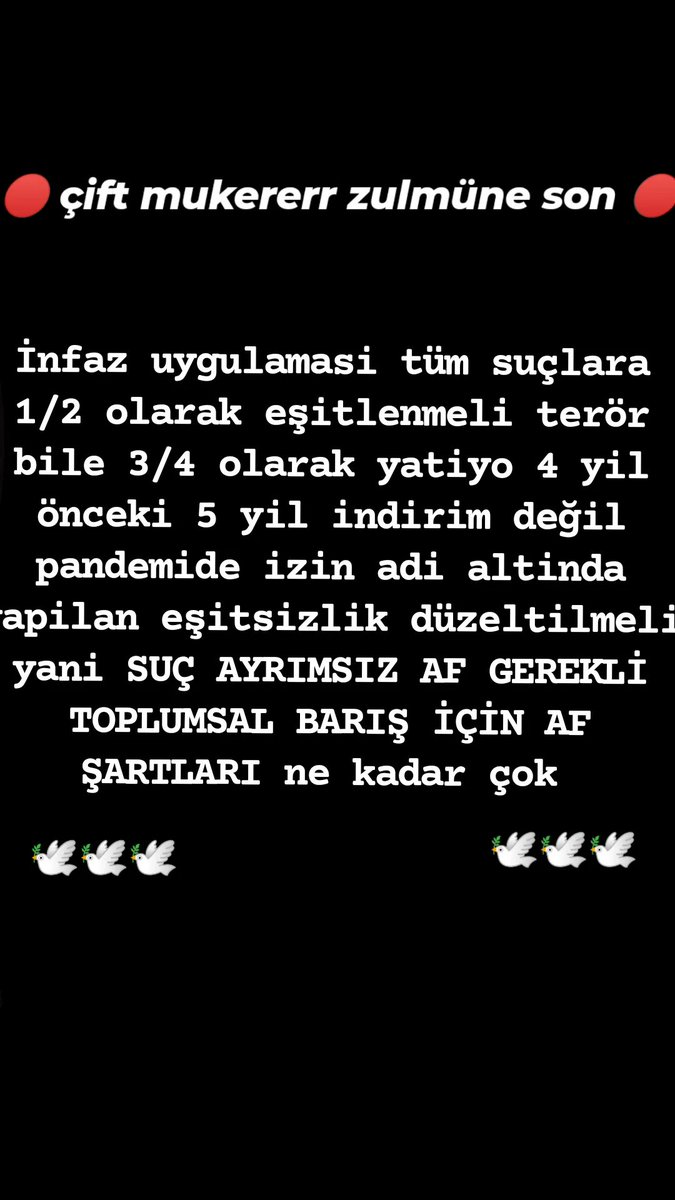 Gokhan01335's tweet photo. @bybekirbozdag MÜKERRİR HAKSIZLIKTIR
4/4 cezaların kalkmasını talep ediyoruz Sudan sebeblerden çift mükerrer cezalara tabi olunduk 58 maddesi ölüm cezasi gibi lütfen düzenleme gelsin https://t.co/rKmBTHzb5t https://t.co/YRoRhuM0RZ
