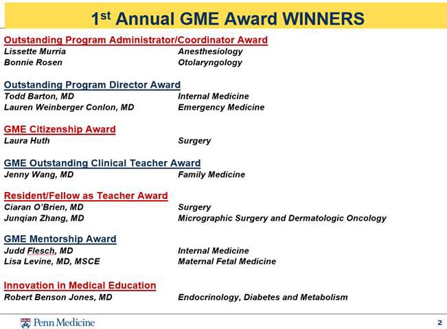 Maugerij's tweet image. Congratulations to the 1st Annual Penn GME Award winners !!   
Thank you @PennGME_DEI for recognizing the contributions of these incredible professionals.  @PennMedicine @acgme @LizHowellMD @MSAMA_2013 @DrEKGordon