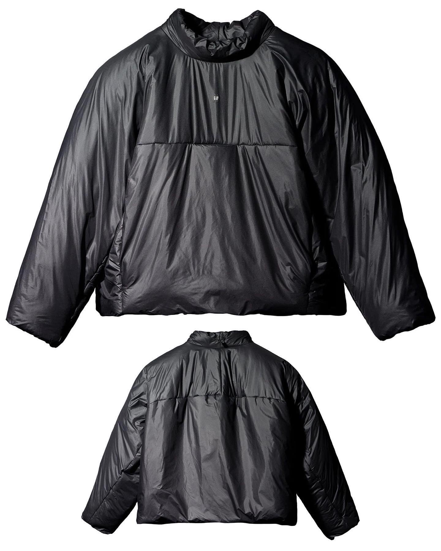 イージーギャップ Mock Neck Pullover Puffer L Yeezy Gap Mock Neck Pullover Puffer Black Men's - SS22 - US