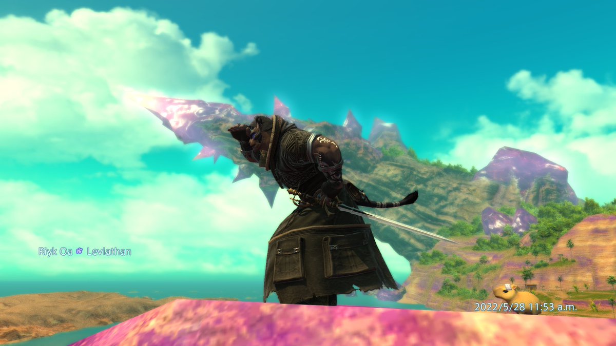 TheTrueTimmyG's tweet photo. @FF_XIV_EN Character Name: Riyk Oa
World: Leviathan
Prize: Gaelicap
#FFXIVSweepstakes
What's that on the horizon? https://t.co/rRUzVruv4Y