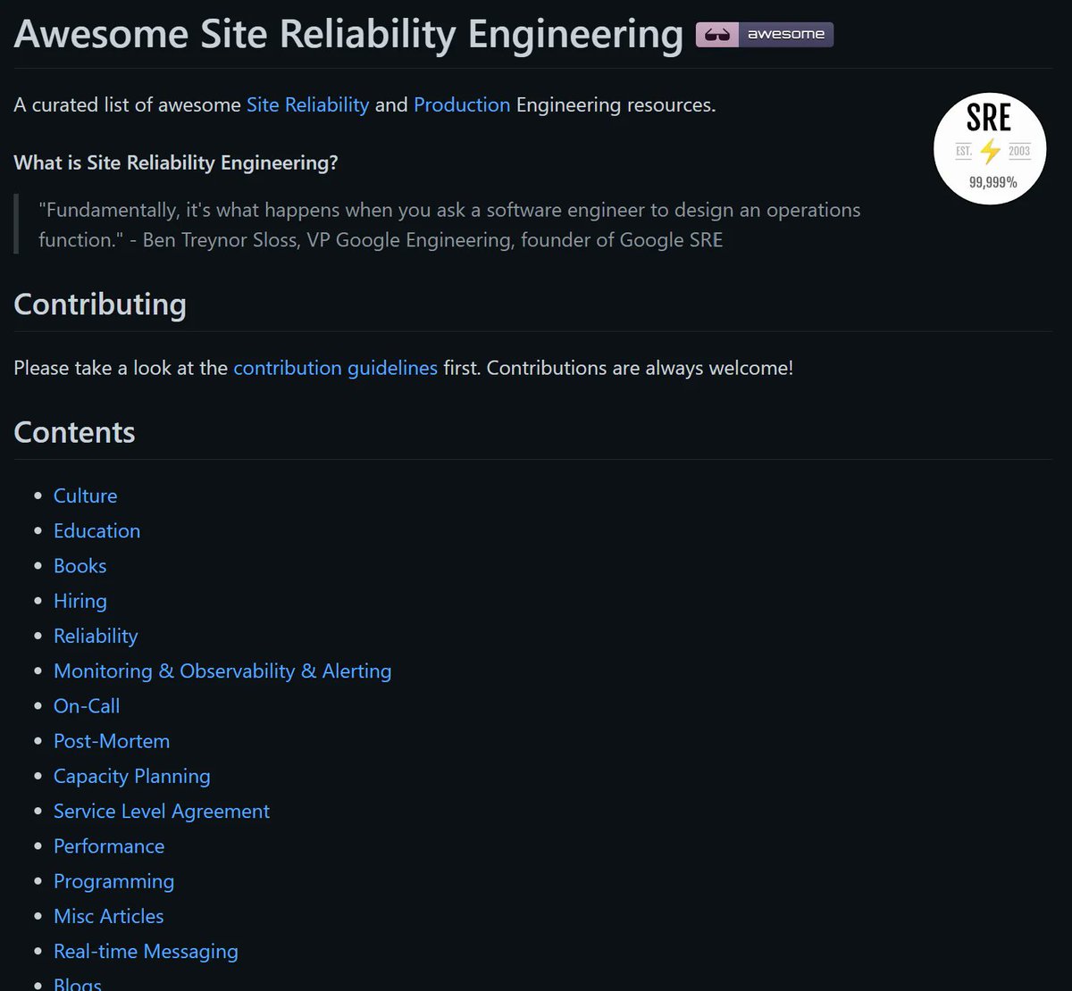 david_das_neves's tweet image. Great repo with plenty of valuable references.
[Repo] Awesome Site Reliability Engineering
buff.ly/2JYuXRf

#SRE #OperatingModel #CloudOperatingModel #DevOps
