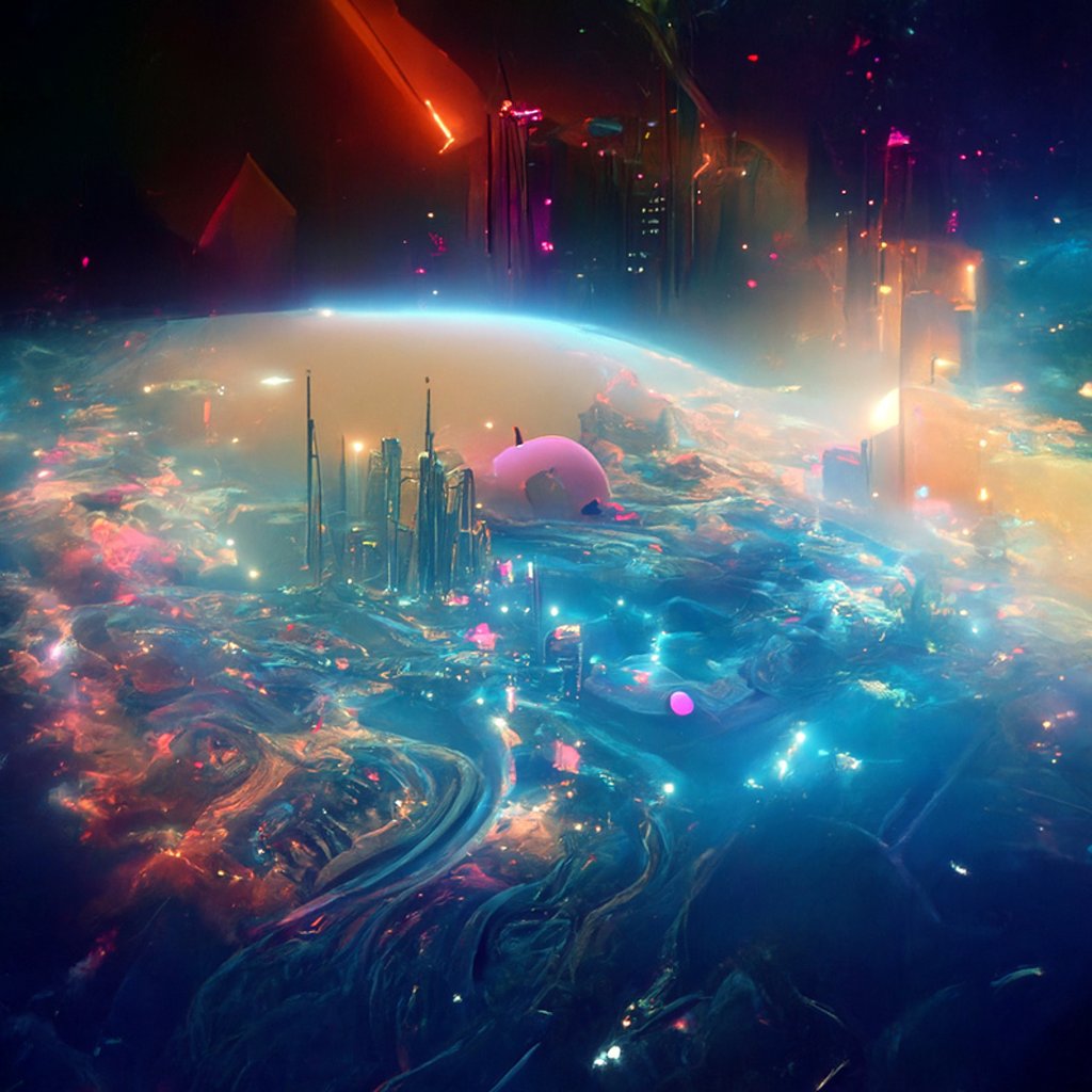 KingDDev's tweet photo. Here's a thread of all my #AI created Dystopias, space cities made from my #ClashingCosmos project
Dystopias were inspired by this particular image on the left to be exact, eventually growing into rich landscapes like the right https://t.co/imQuniGgrn