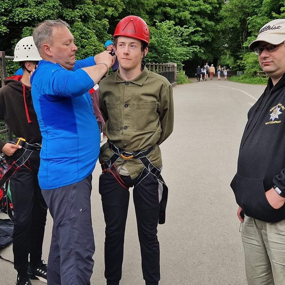 EssexACF's tweet photo. #Abseiling off a 90 ft bridge at Millers Dale. Well that's how to start #IF27. What will our #Cadets do next? #ACF https://t.co/0oo9Wm61bH