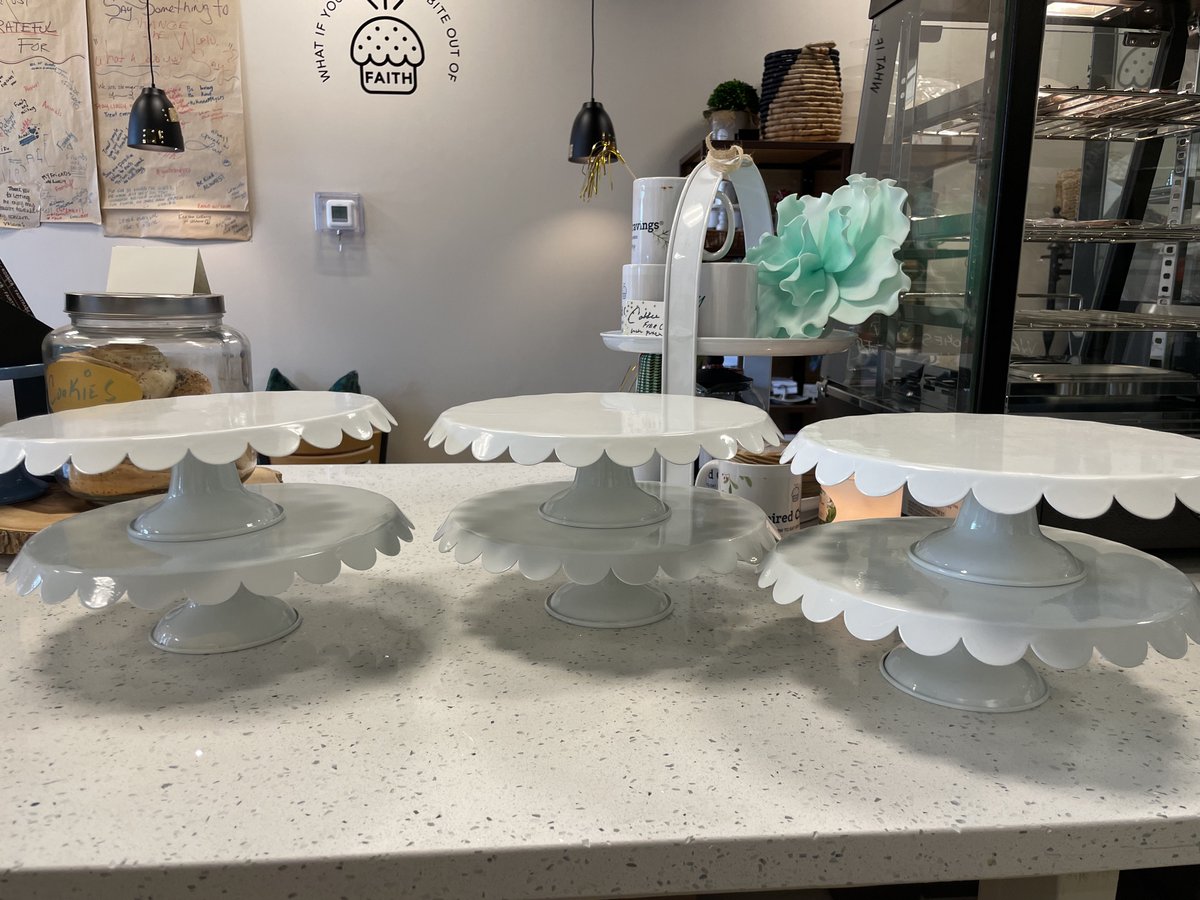EatGreatness's tweet photo. Family we appreciate you! 

One of our lovely customers gave us these beautiful cake stands.

We love them so much and appreciate you for thinking about us! 

Made our day alittle brighter https://t.co/Z05zFnKq9e