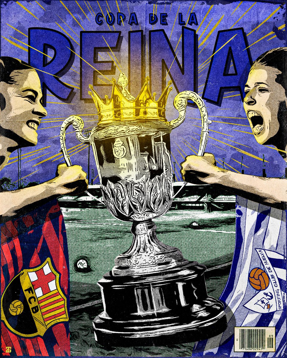 SGraderia's tweet photo. FINAL de la 𝑪𝒐𝒑𝒂 𝒅𝒆 𝒍𝒂 𝑹𝒆𝒊𝒏𝒂  🏆

@FCBfemeni VS. @sportinghuelva

🗓️ Domingo 29 de mayo
🕔: 11:30h
🏟️: Estadio municipal de Santo Domingo
📺: La 1 https://t.co/oZA1fjW4wg