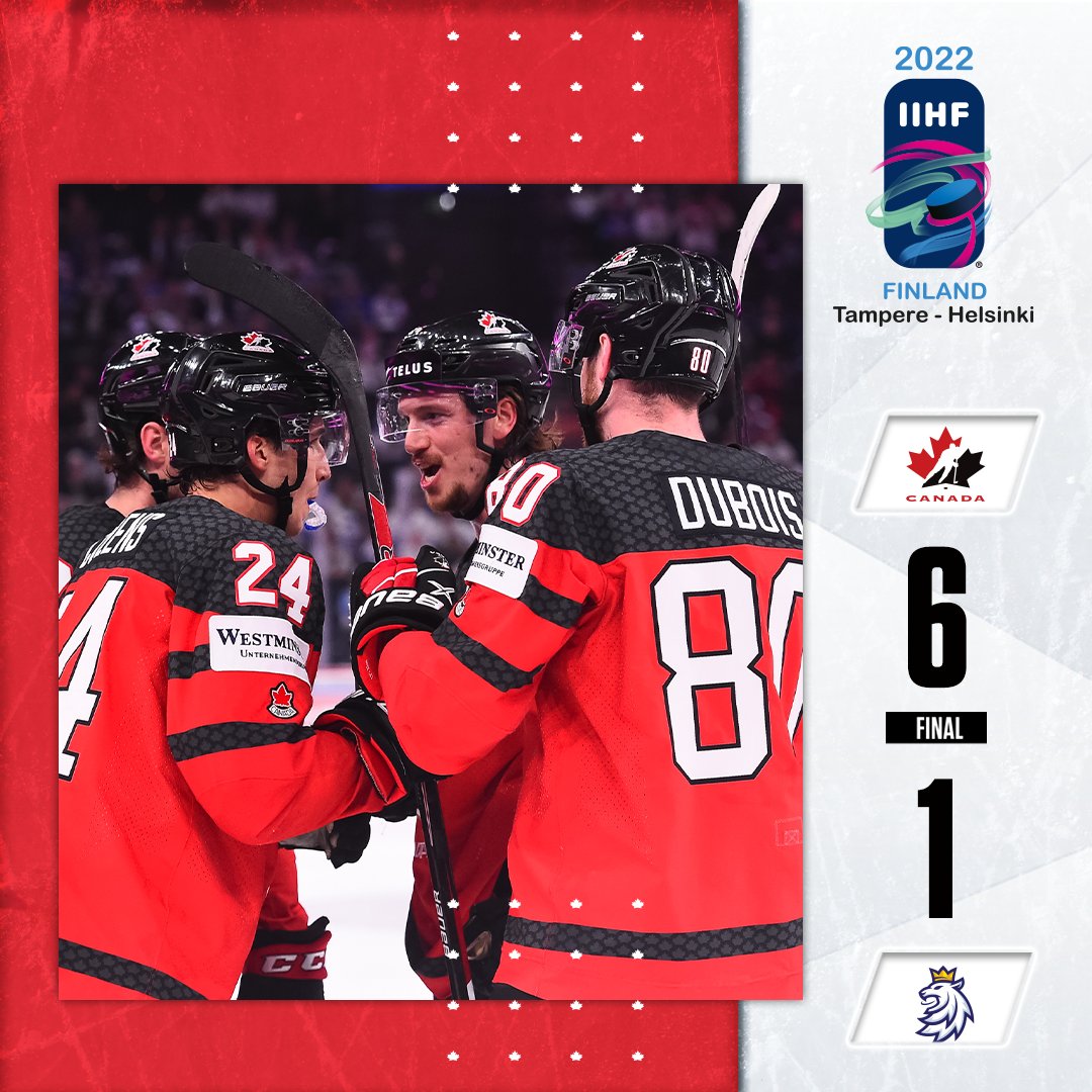 Hockey Canada on Twitter "GAME OVER! We go for 🥇 tomorrow! 🇨🇦🇨🇿 📊
