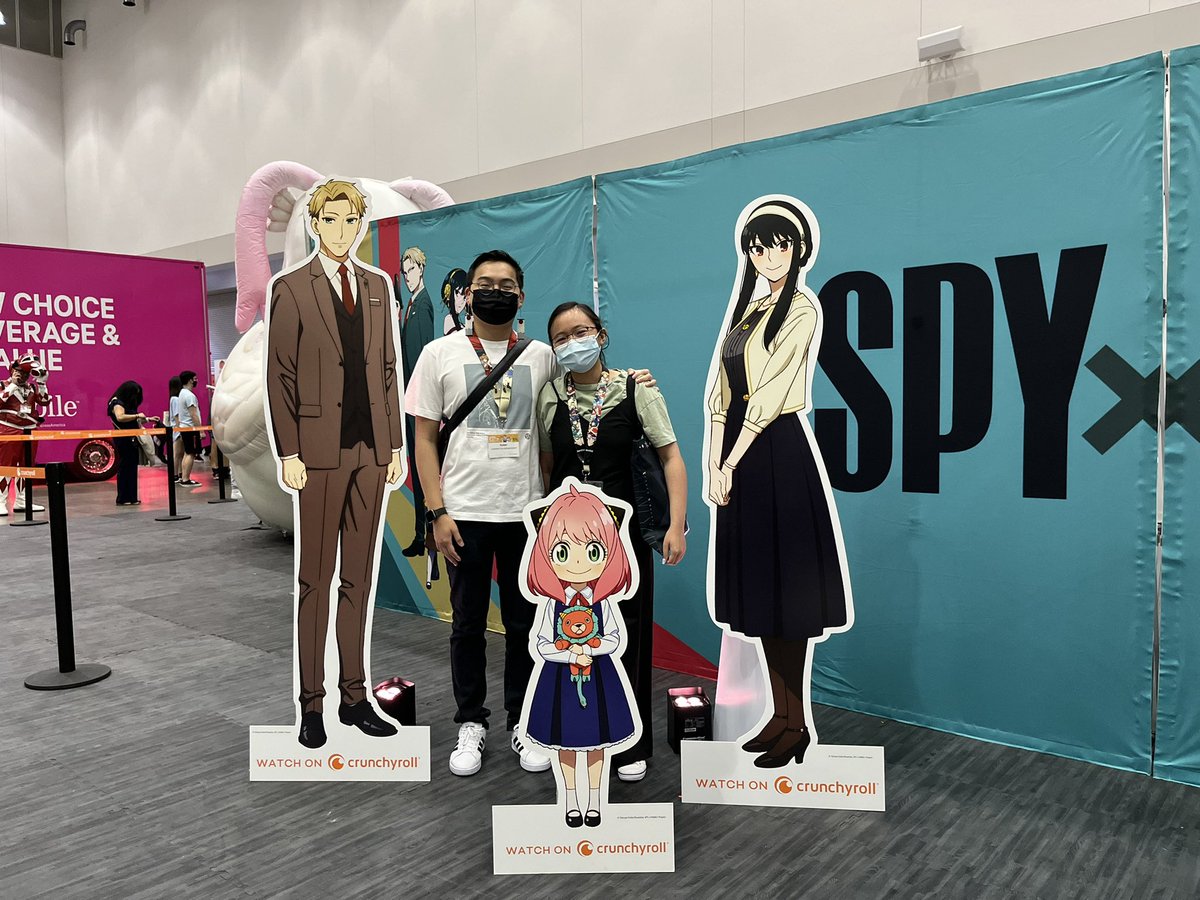 evanliuser's tweet photo. Anime Boston!
#ForgerSecretSelf https://t.co/EISqS38JA3