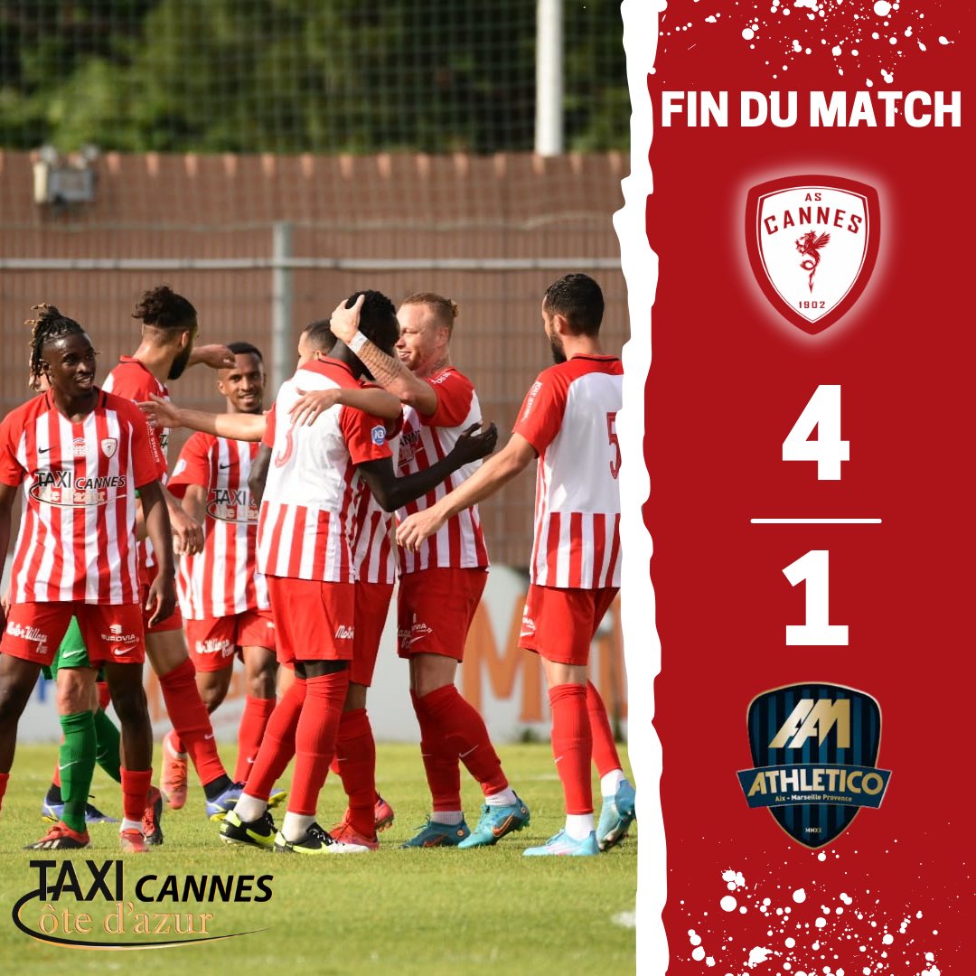 ASCannes1902's tweet photo. 🔴 DIRECT | #N3
⏱️ 90' C’est terminé. Victoire de nos Dragons pour la dernière à Coubertin sur le score de 4 buts à 1, grâce à des buts de Keita, Djabour et Domingues (x2).
4️⃣-1️⃣ | #ASCAM https://t.co/XlqLuAuON7