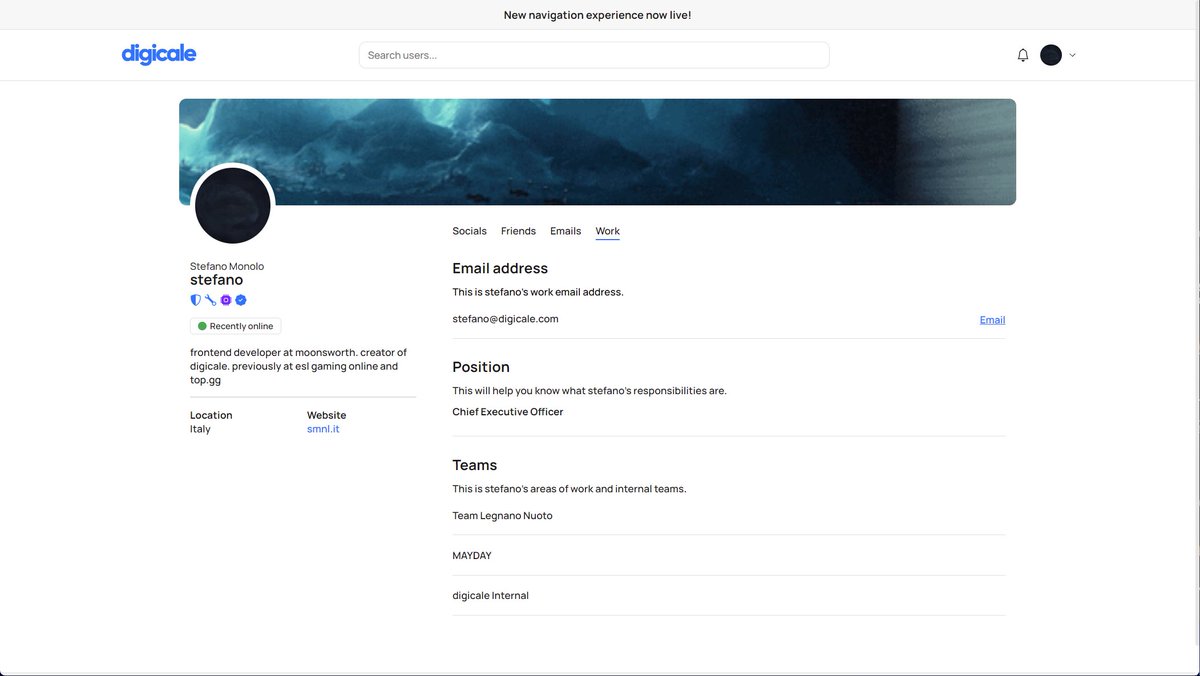 digicalecom's tweet image. We&apos;ve redesigned our profile pages and reworked the navigation experience to make it easier for users to browse through the pages.