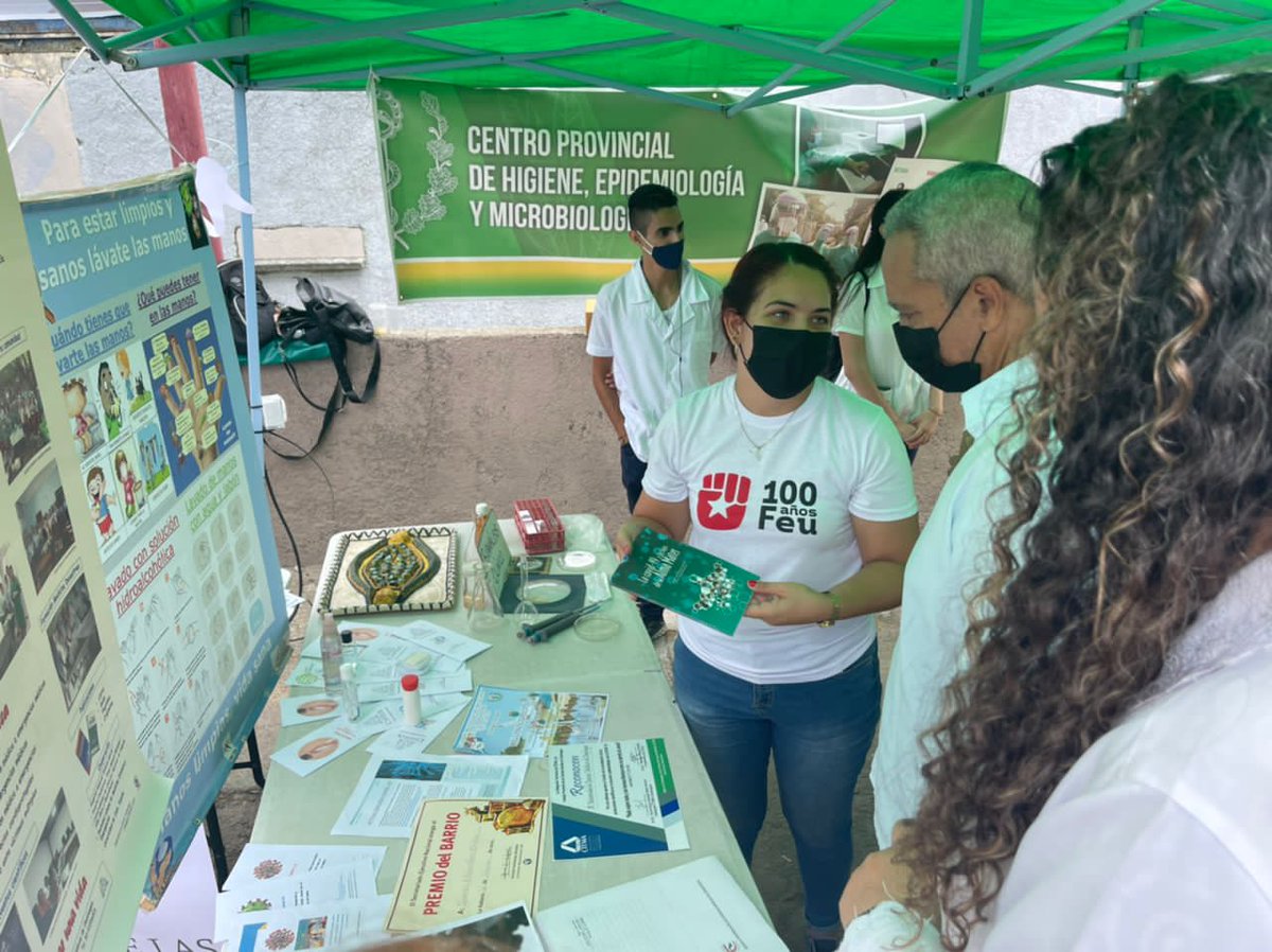 CienfuegosFeu's tweet photo. #Expoferia2022 Feria de Innovación y técnica en #Cienfuegos con la presencia de la Universidad de Ciencias Médicas de Cienfuegos.
#AcreditaciónInstitucional
Ya estamos en #XCongresoFEU
#Rumboal100FEU
Años de celebración #40AnivFcmCfg
❤️✊🏻💯
#Revolucionandolaciencia https://t.co/PKtNwxx26s