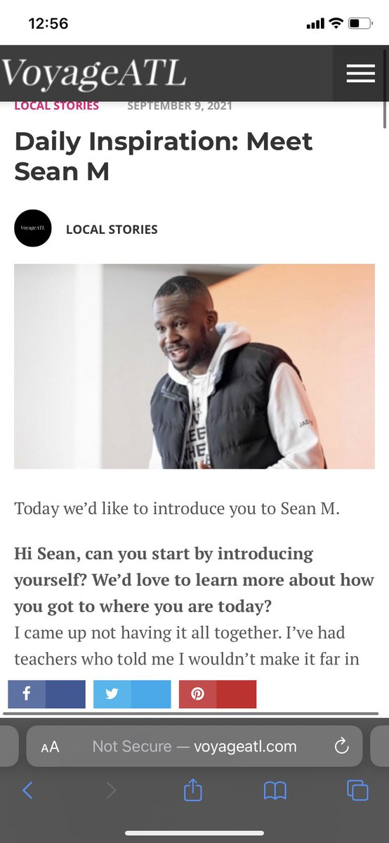 TheReal__Sean's tweet photo. I’ve been featured on The AFRO, The Baltimore Business Journal, MSU News, VoyageATL, and ShoutoutATL‼️ https://t.co/6A2I7IuWXT