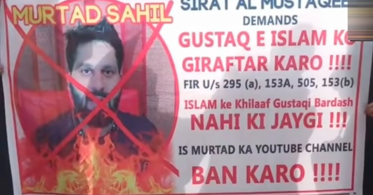 Being_human05's tweet photo. What kind of nonsense is this? Everyone has freedom of expression and freedom of speech in India. 
 #isupportExMuslimSahil https://t.co/zNCPomFk0n