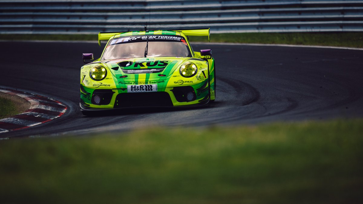 Due to a crash #Porsche #911GT3R has retired from the race <a href="/24hNBR/">ADAC RAVENOL 24h Nürburgring</a>. Driver <a href="/VanthoorLaurens/">Laurens Vanthoor</a> is ok